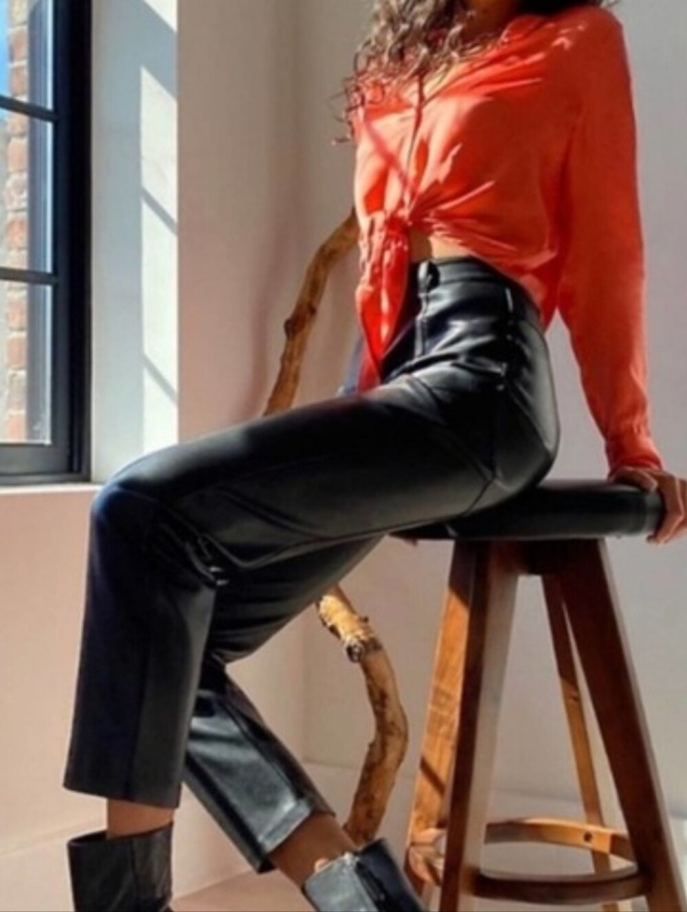 NWOT Wilfred Artizia Faux Leather Pants